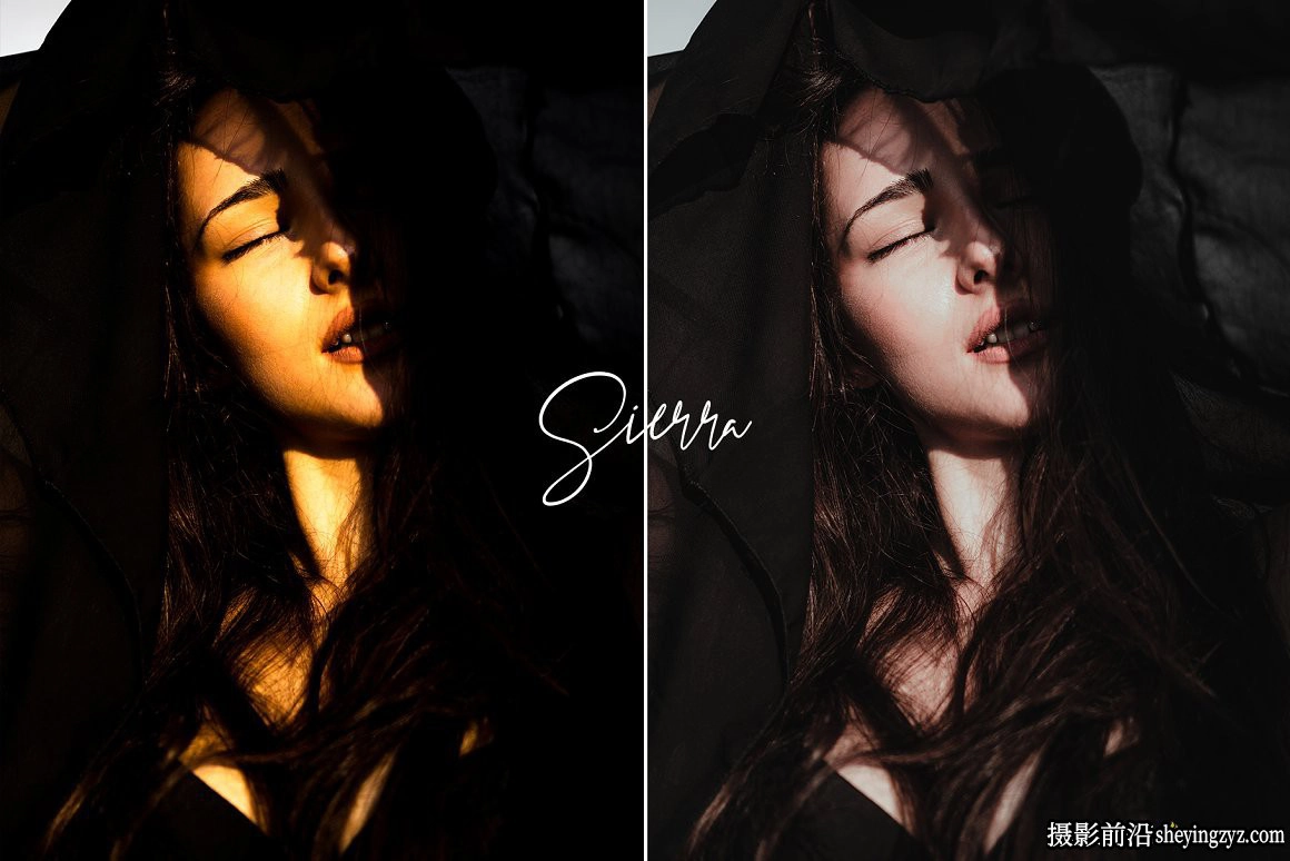 黑暗电影情绪人像Lightroom预设 Sierra Lightroom Presets Pack