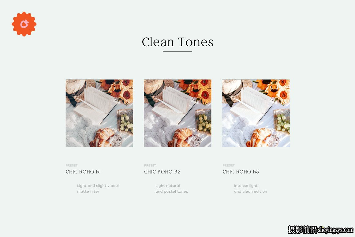 波西米亚网红风格人像调色LR预设Bohemian Lightroom Presets