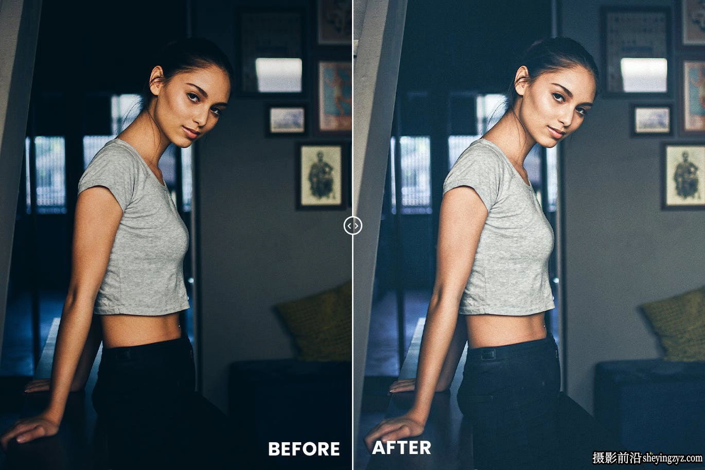 室内电影人像调色LR预设及PS动作 Brighten Room Lightrom Presets