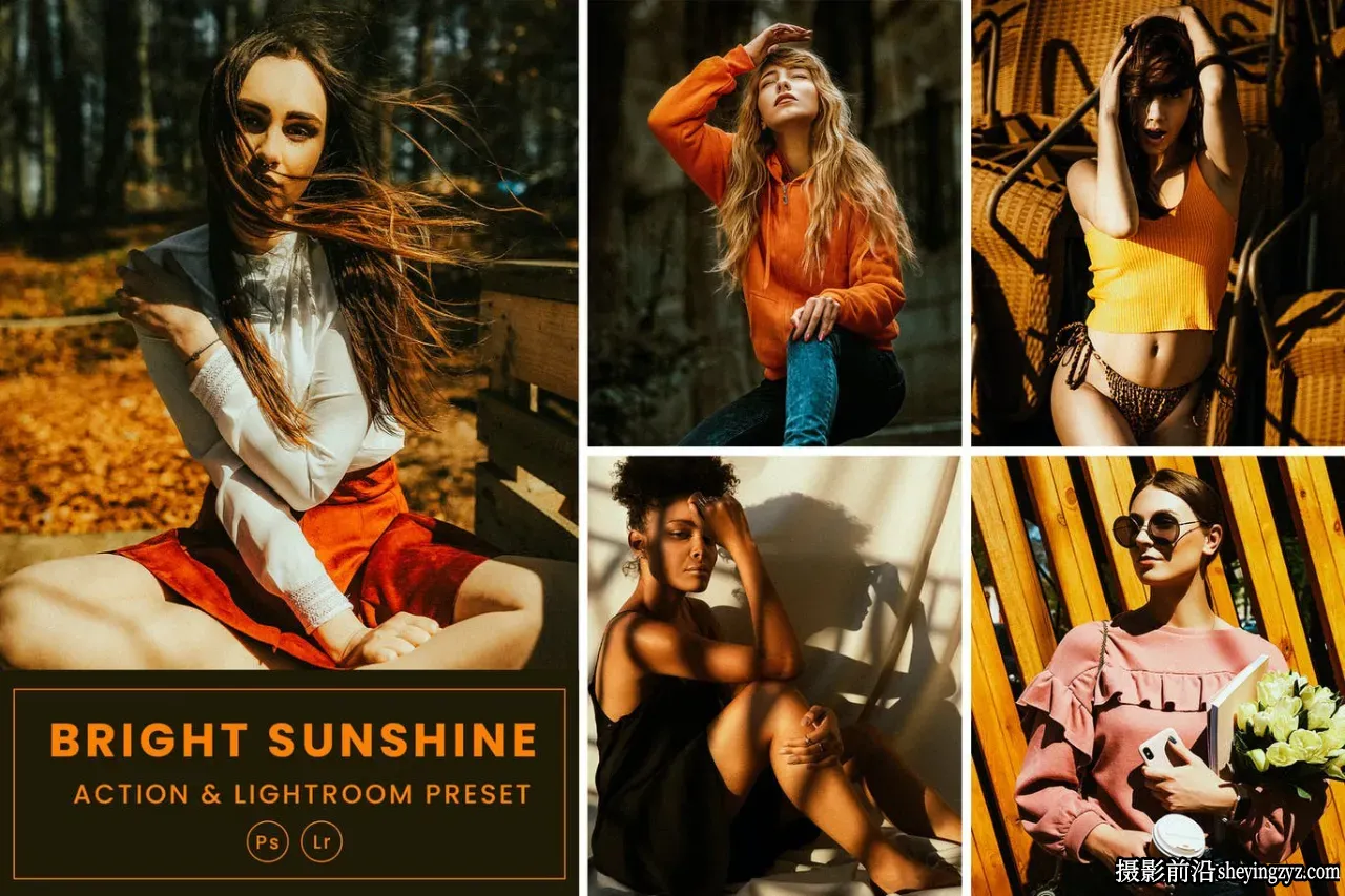 明亮阳光人像LR预设及PS动作 Bright Sunshine Lightrom Presets