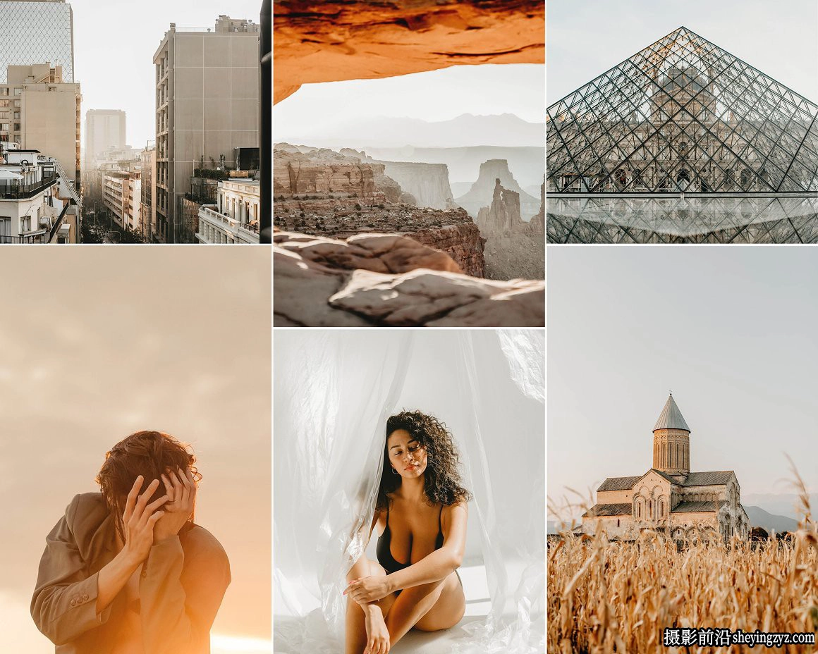 旅拍电影风光调色LR预设与手机调色滤镜Glows Lightroom Presets