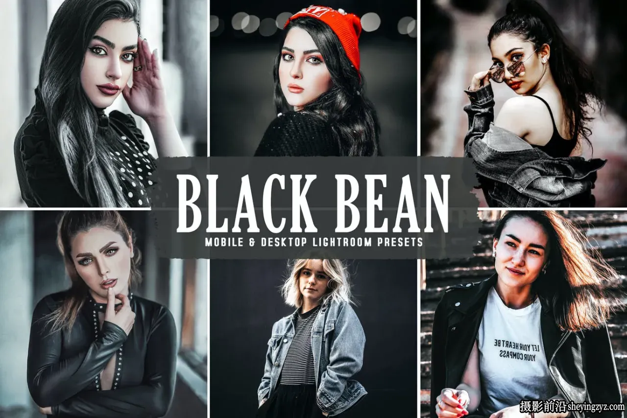 专业电影人像暗色调LR预设及手机滤镜 Black Bean Lightroom Presets