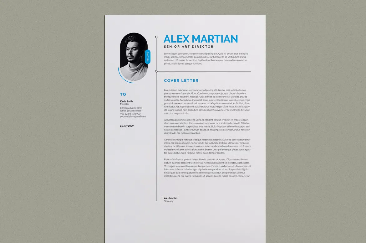 简历排版布局模板 - InDesign,Canva,Word格式