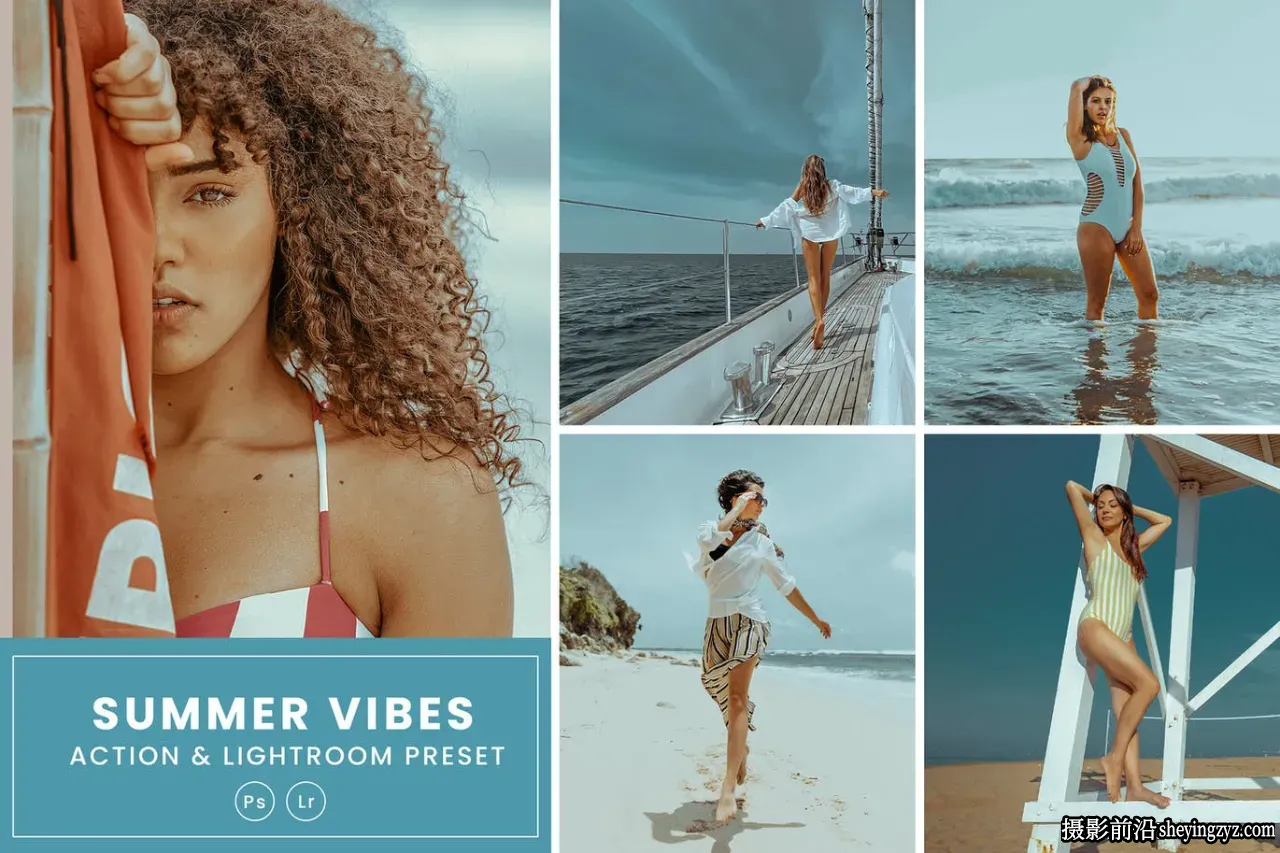 夏季清新胶片写真人像LR预设 Summer Vibes Action Lightrom Presets