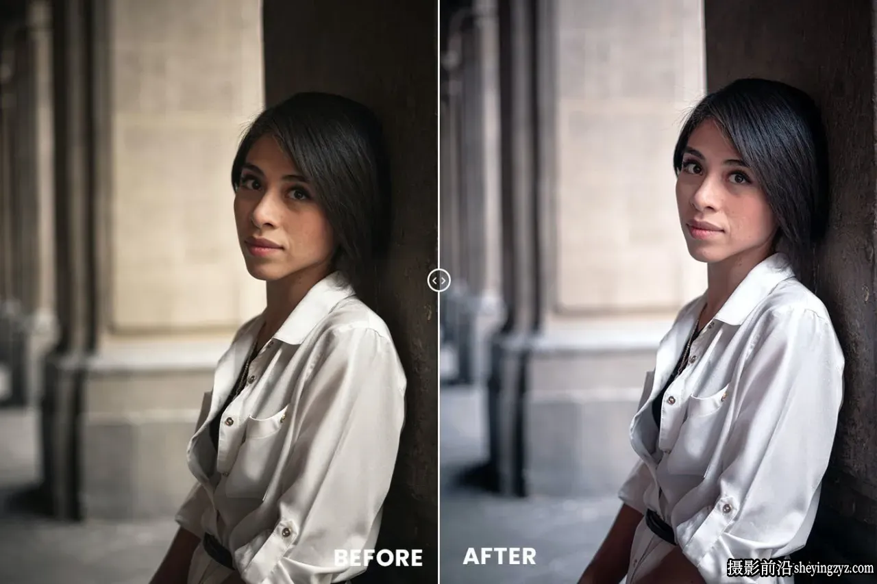 时尚城市街拍人像Lightroom预设 Pastel Blue Tones Preset