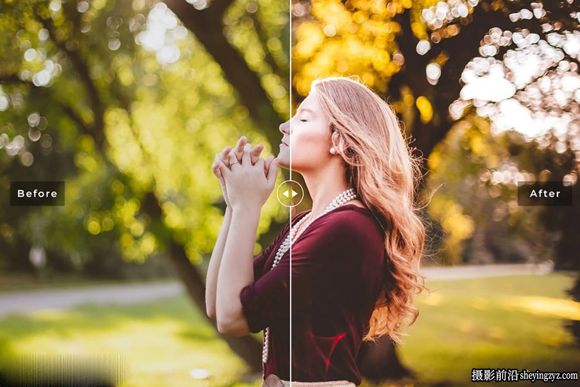 正午阳光人像调色Lr预设手机调色滤镜 Midday Sun Lightroom Prese