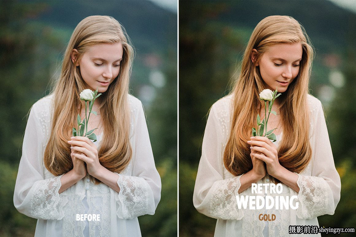 复古婚礼人像调色Lr预设手机滤镜 Retro Wedding Lightroom Presets