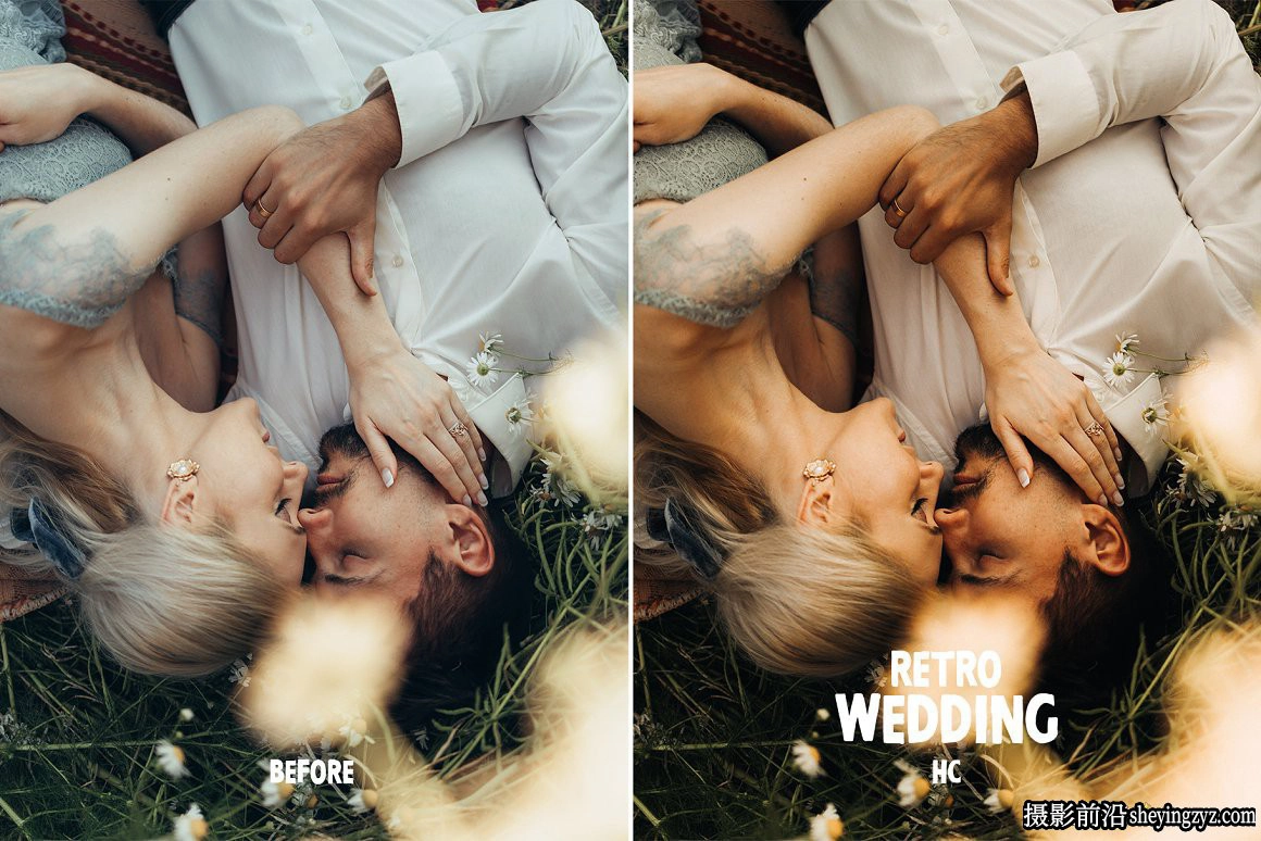 复古婚礼人像调色Lr预设手机滤镜 Retro Wedding Lightroom Presets