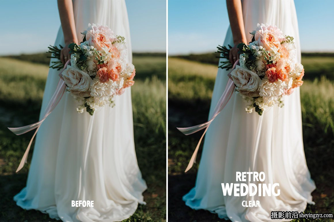 复古婚礼人像调色Lr预设手机滤镜 Retro Wedding Lightroom Presets