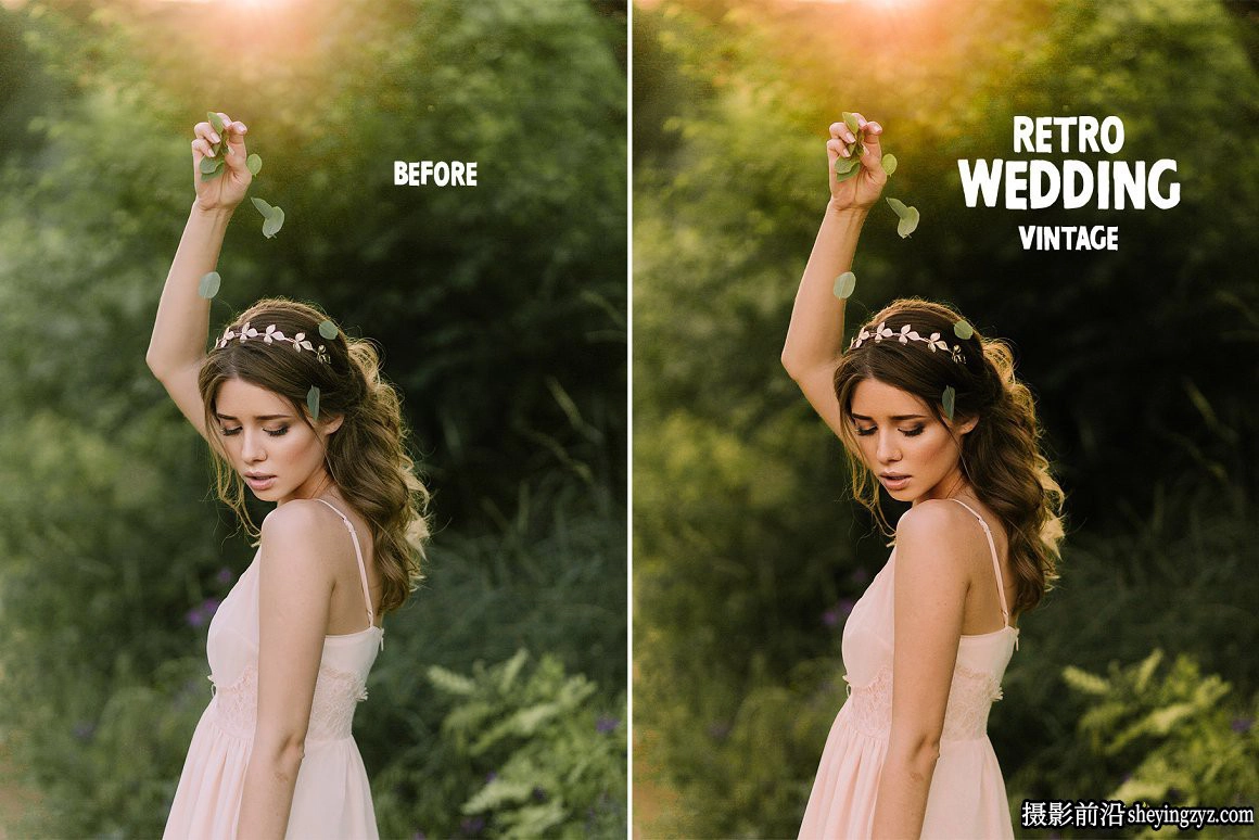复古婚礼人像调色Lr预设手机滤镜 Retro Wedding Lightroom Presets