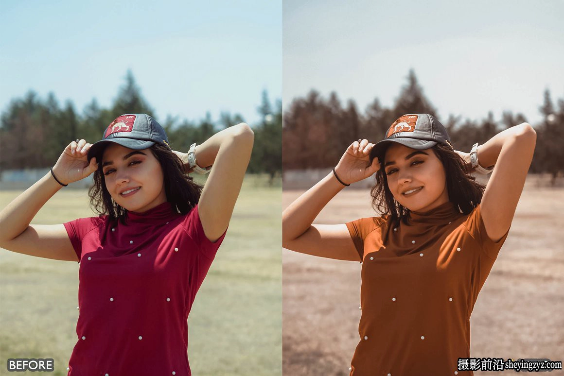 棕色情绪人像LR预设手机调色滤镜 Moody Brown Lightroom Presets