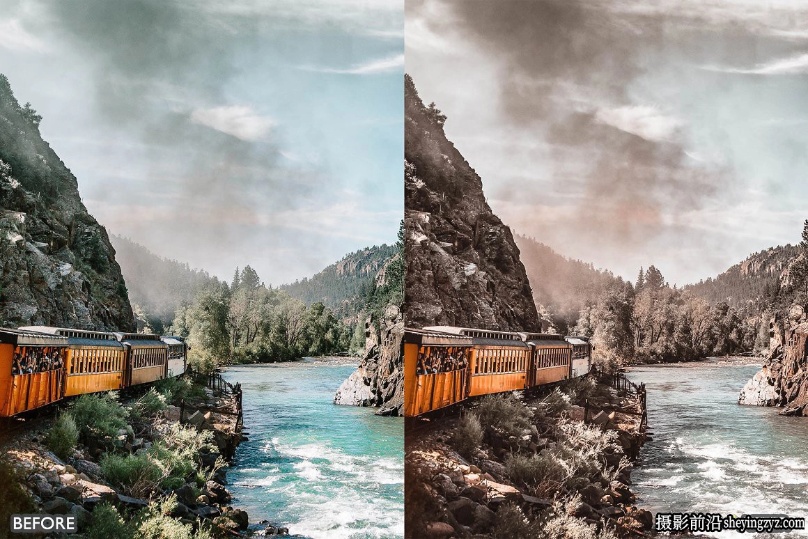 棕色情绪人像LR预设手机调色滤镜 Moody Brown Lightroom Presets