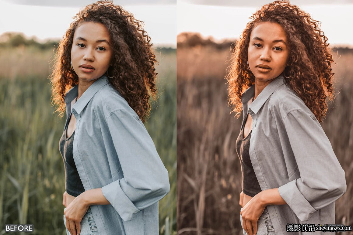 棕色情绪人像LR预设手机调色滤镜 Moody Brown Lightroom Presets