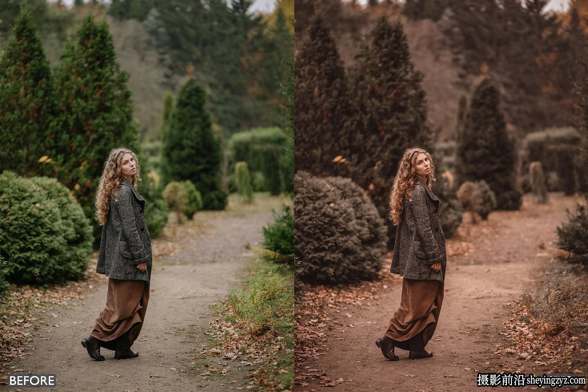 棕色情绪人像LR预设手机调色滤镜 Moody Brown Lightroom Presets