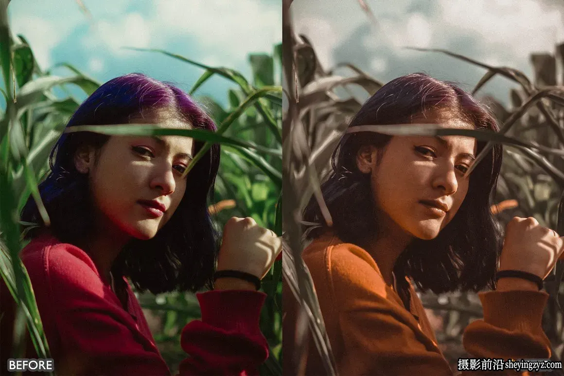 棕色情绪人像LR预设手机调色滤镜 Moody Brown Lightroom Presets
