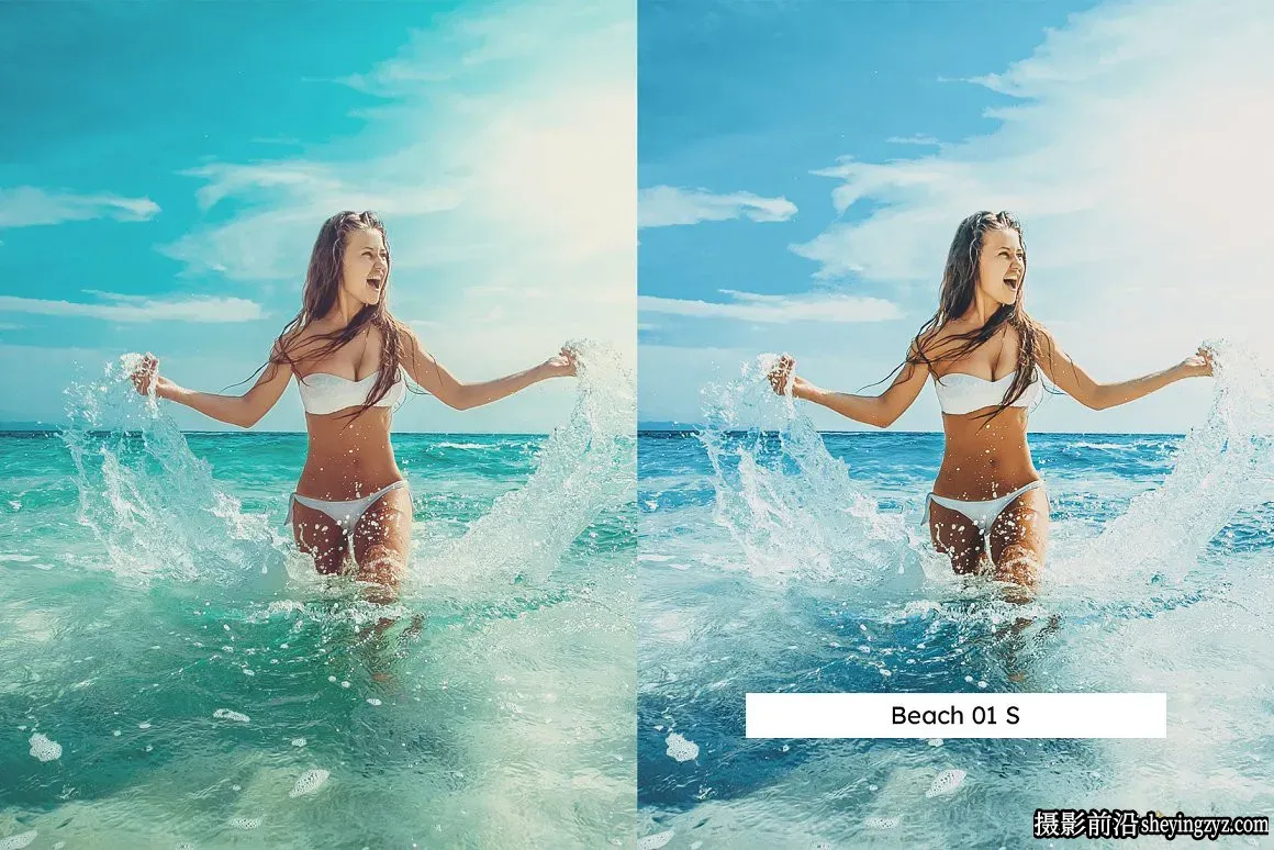夏季海景蓝调电影调色LR预设LUT预设 Breezy Blue Presets &amp; LUTs