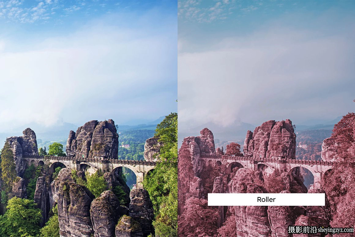 粉色红外电影胶卷负片LR预设LUT预设 Pink Infrared Presets &amp; LUTs