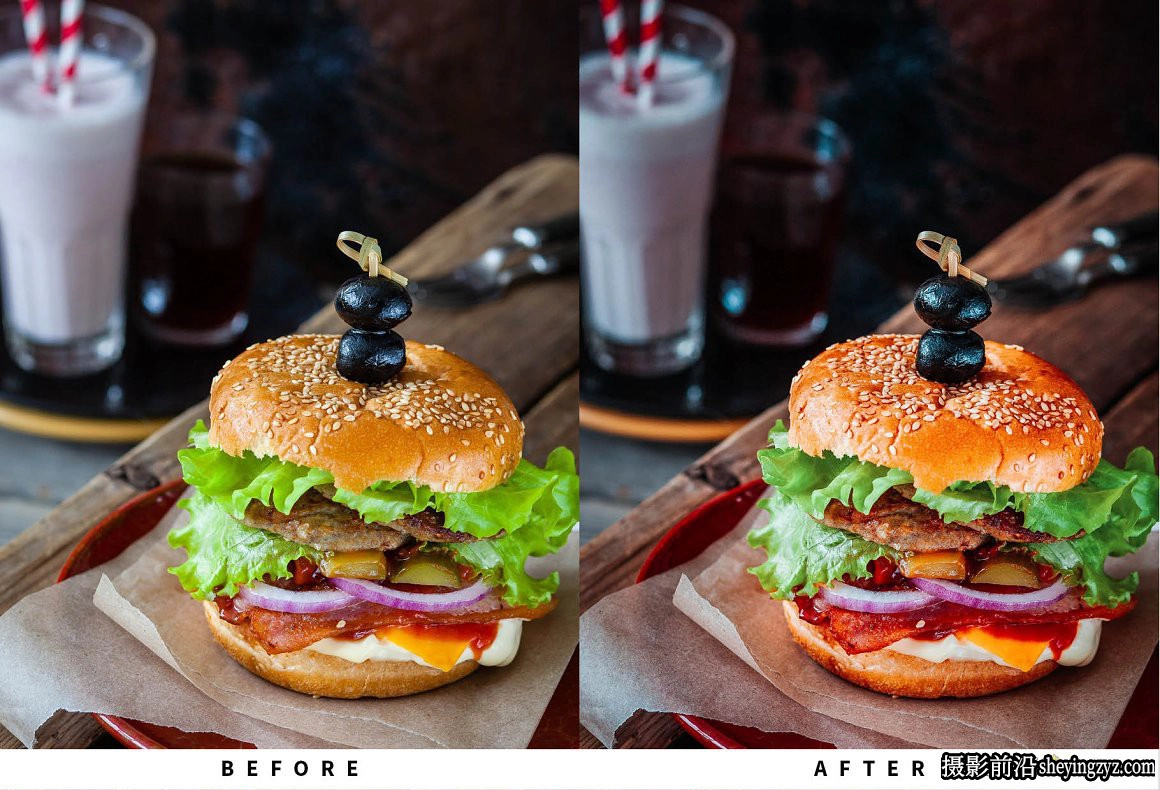 美食食物摄影后期调色Lightroom预设 10 Food Lightroom Presets