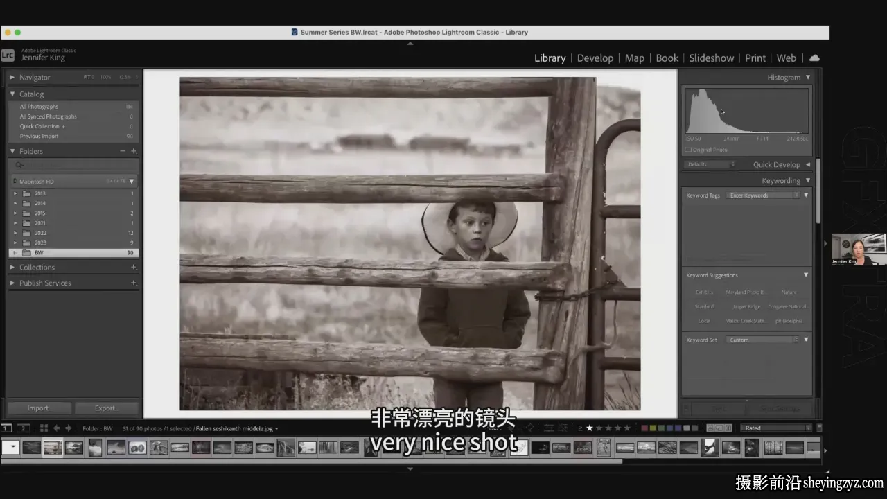 风光摄影师(Jennifer King)黑白摄影的艺术教程-中英字幕