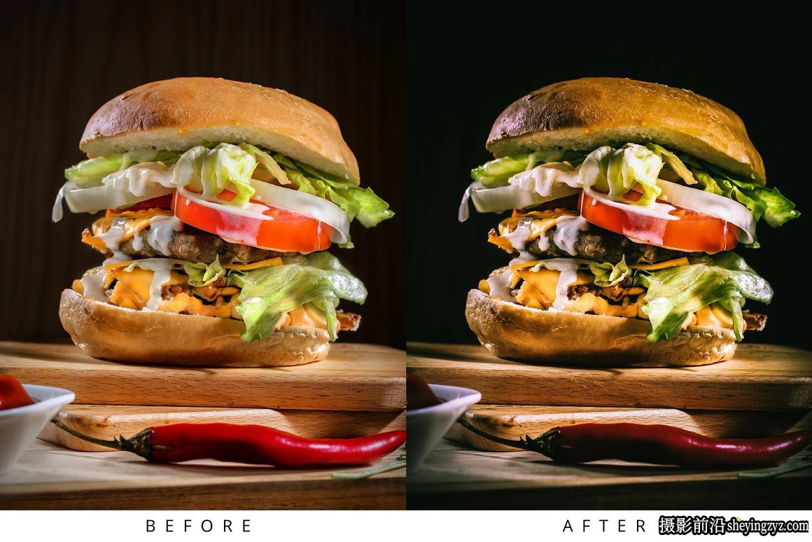 专业美食摄影后期调色Lightroom 预设  Food Lightroom Presets