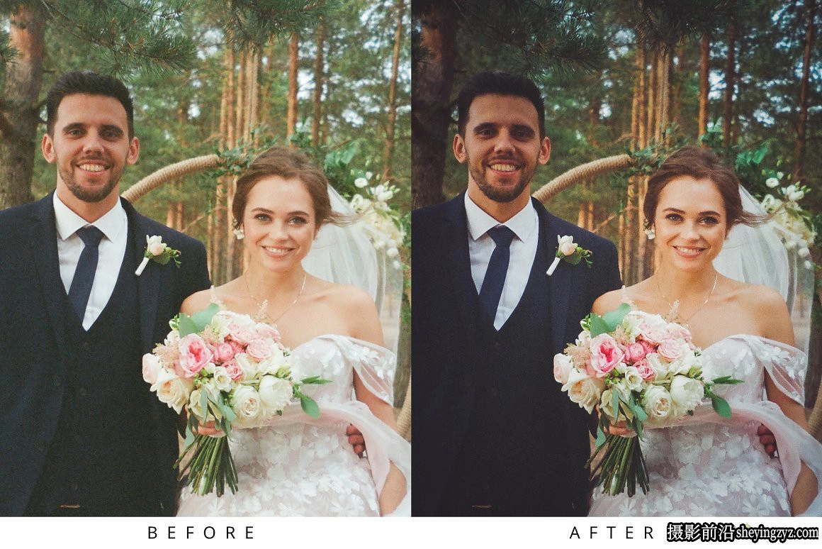 电影胶片婚礼人像调色Lightroom预设 Wedding Lightroom Presets