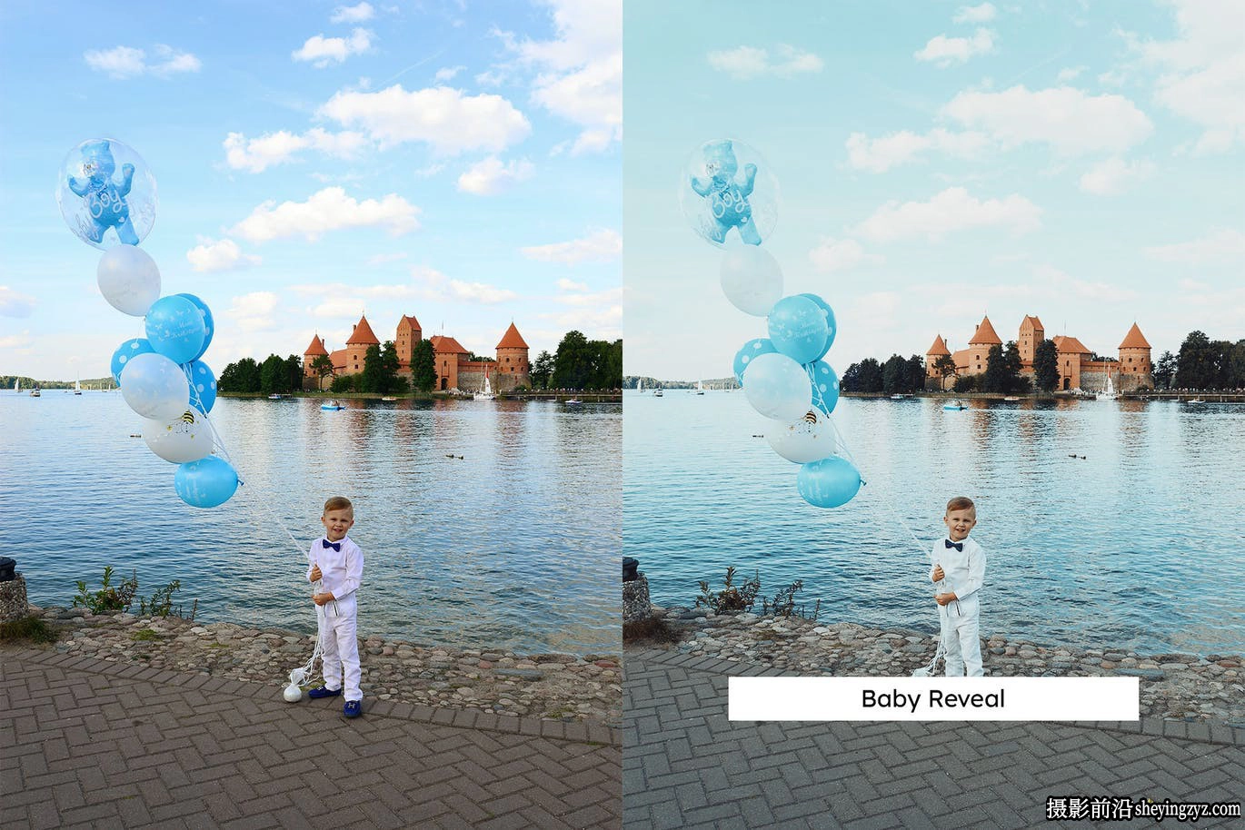 奇幻电影蓝调LR预设/LUT预设 Baby Blue Lightroom Presets LUT