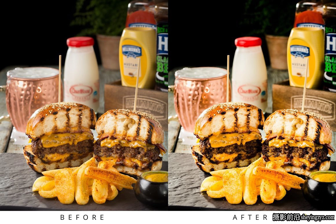 10种清新胶片美食食物后期调色LR预设 Food Lightroom Presets