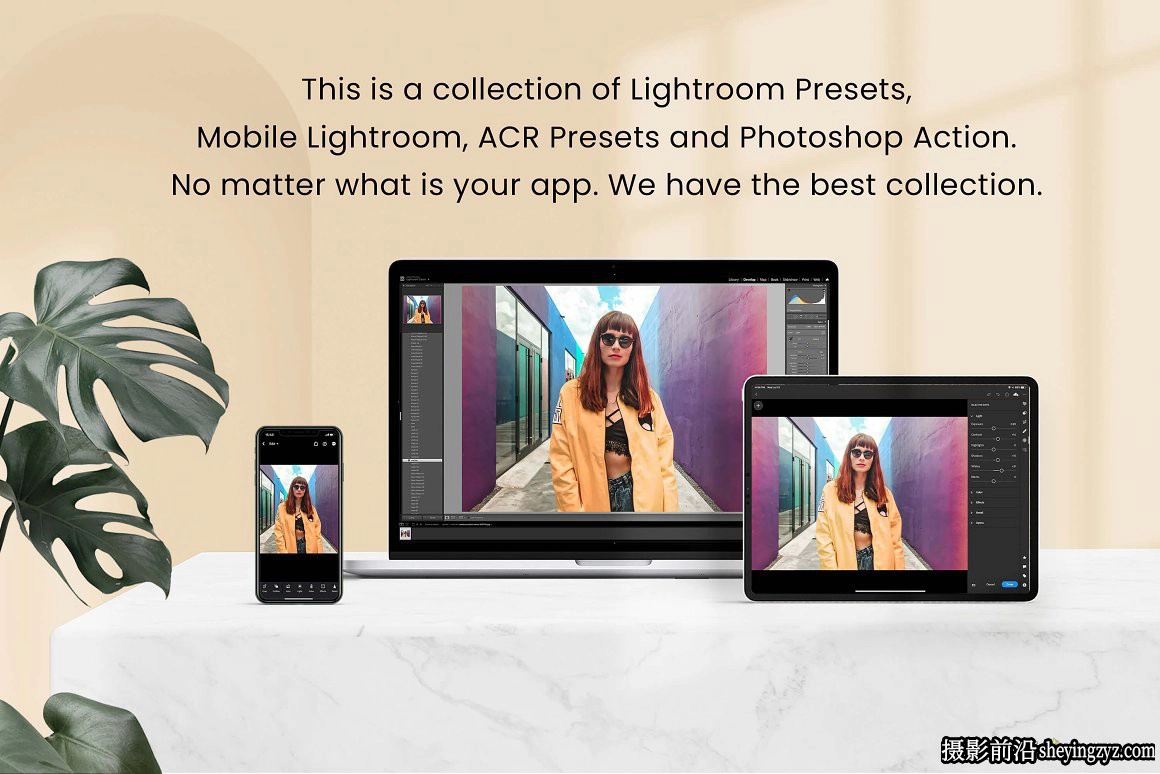 波多黎各旅拍人像调色LR预设手机调色滤镜 Photoshop Actions ACR