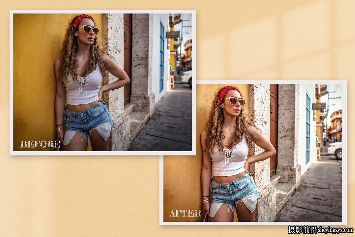 波多黎各旅拍人像调色LR预设手机调色滤镜 Photoshop Actions ACR