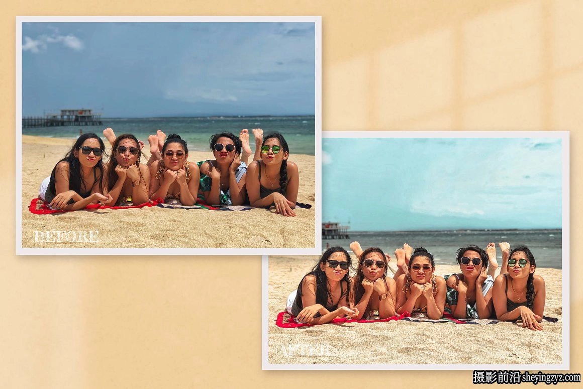 波多黎各旅拍人像调色LR预设手机调色滤镜 Photoshop Actions ACR
