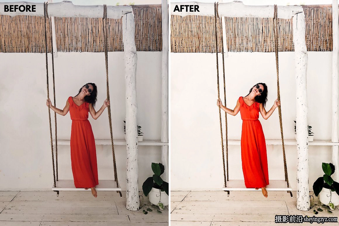 旅拍干净通透胶片调色LR预设 Tropical Vibes Lightroom Presets