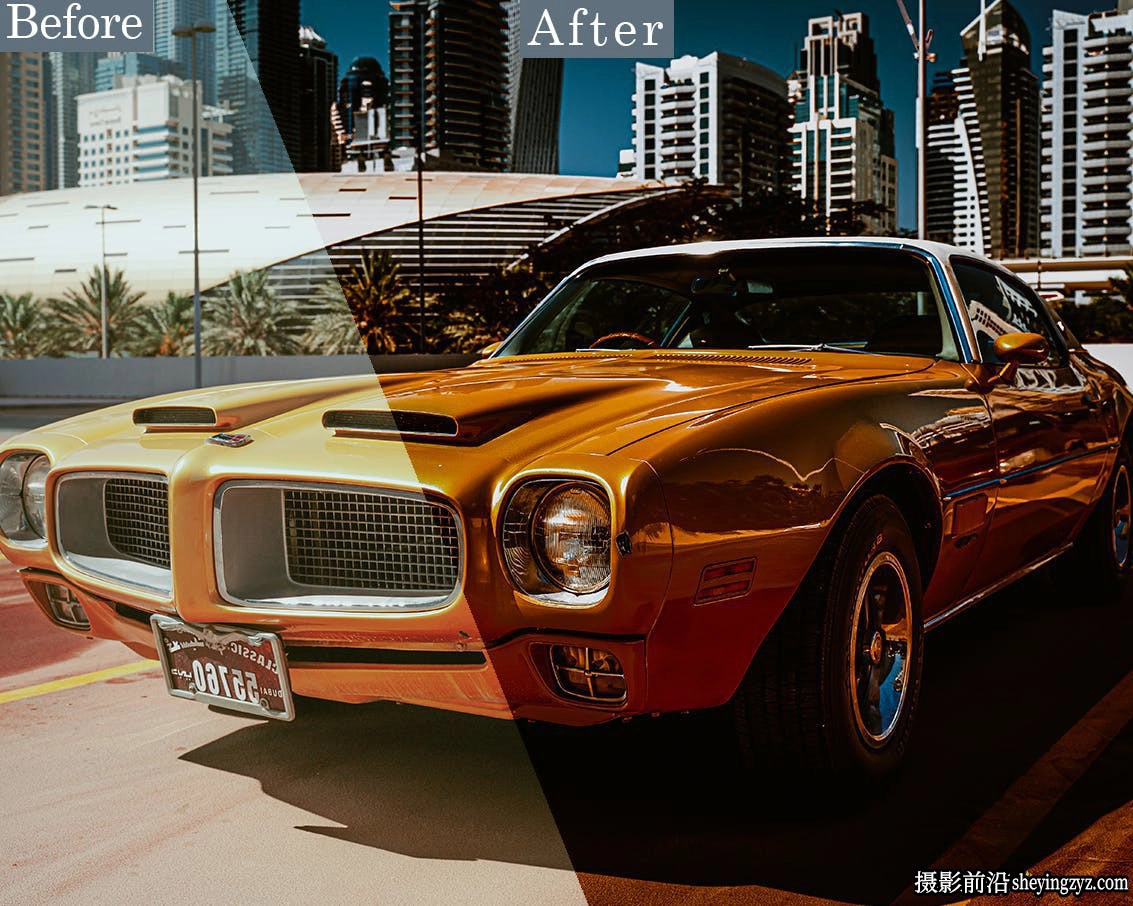 质感大气汽车产品摄影调色LR预设手机滤镜 Cars Lightroom Prestes