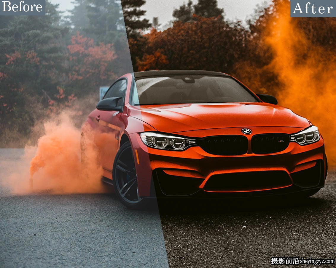 质感大气汽车产品摄影调色LR预设手机滤镜 Cars Lightroom Prestes