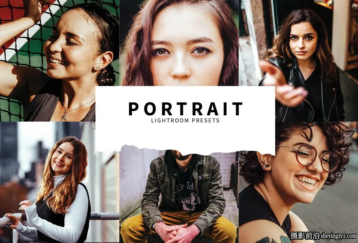 质感明亮通透人像后期调色LR预设 Portrait Lightroom Presets