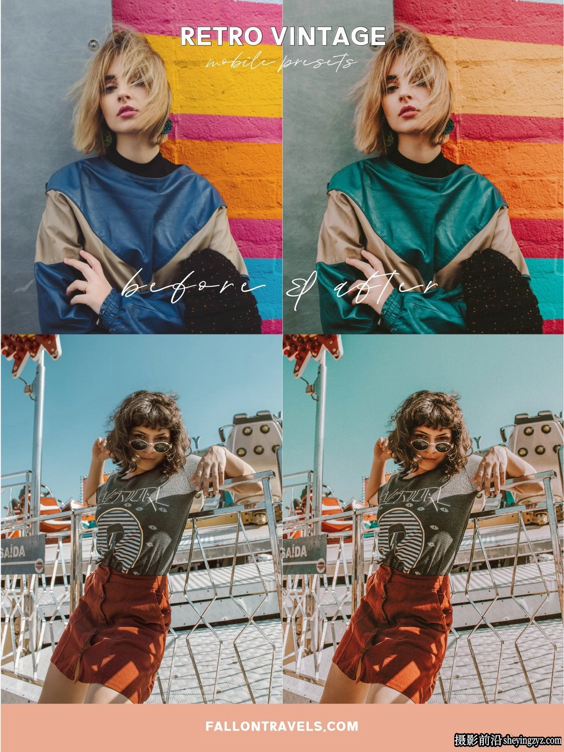 复古电影胶片人像调色LR预设手机滤镜 Retro Lightroom Presets