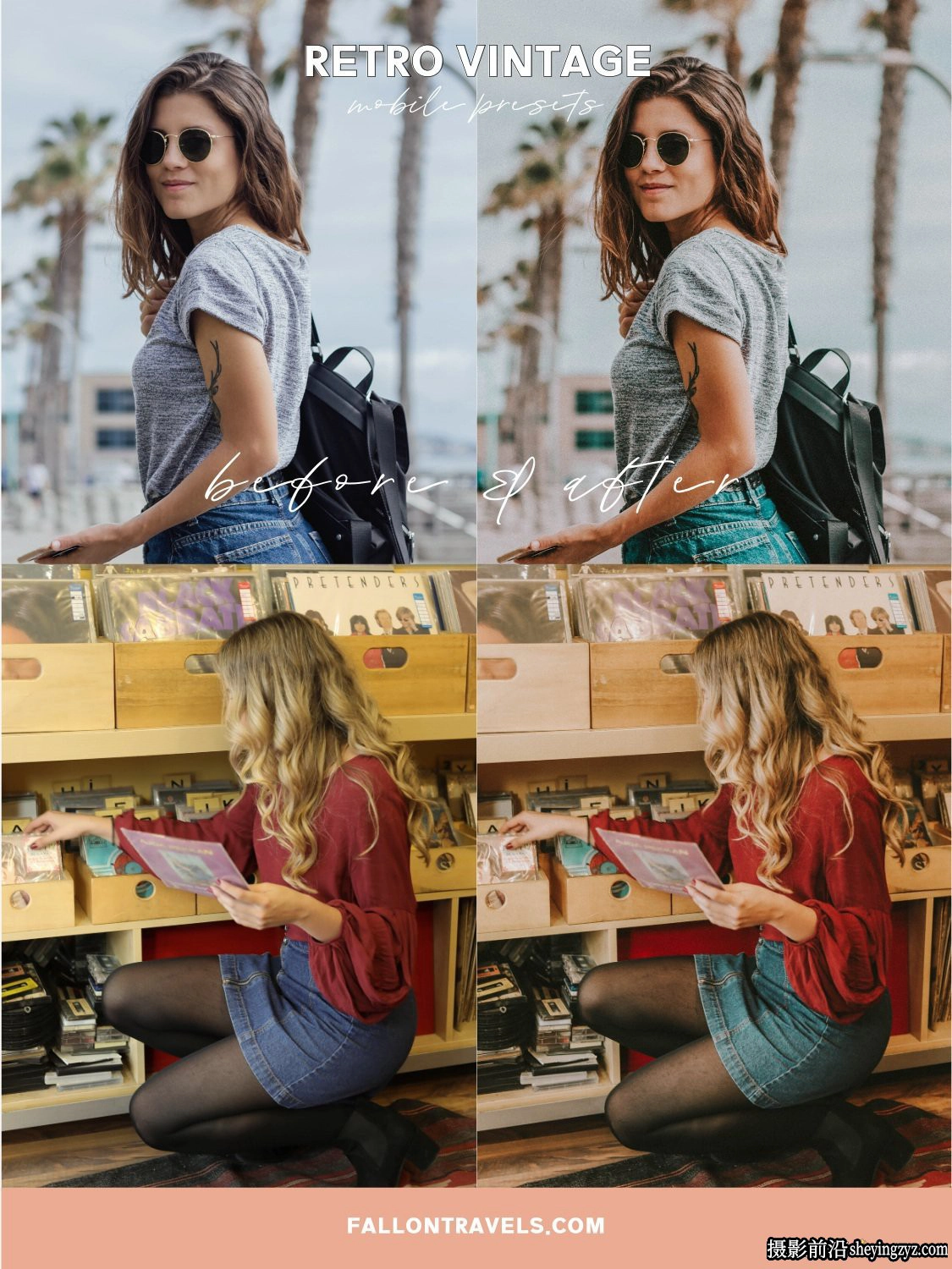 复古电影胶片人像调色LR预设手机滤镜 Retro Lightroom Presets