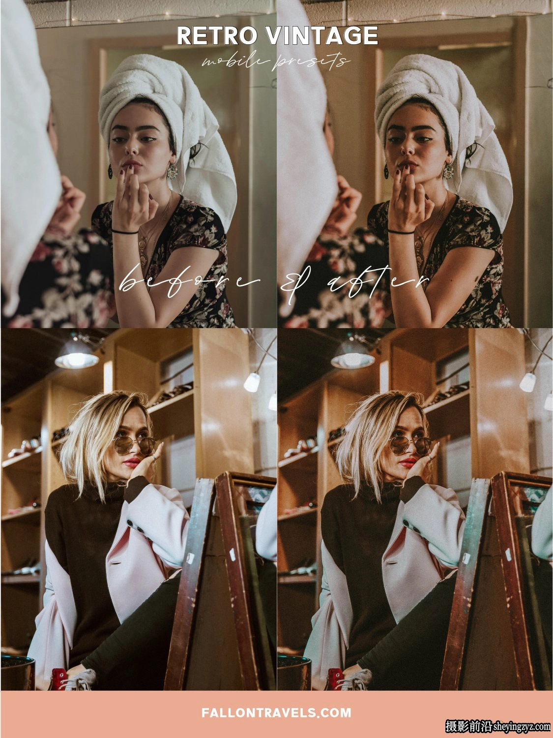 复古电影胶片人像调色LR预设手机滤镜 Retro Lightroom Presets