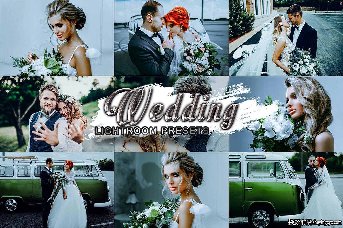 高端电影婚礼LR预设/手机调色滤镜 Wedding Lightroom Presets