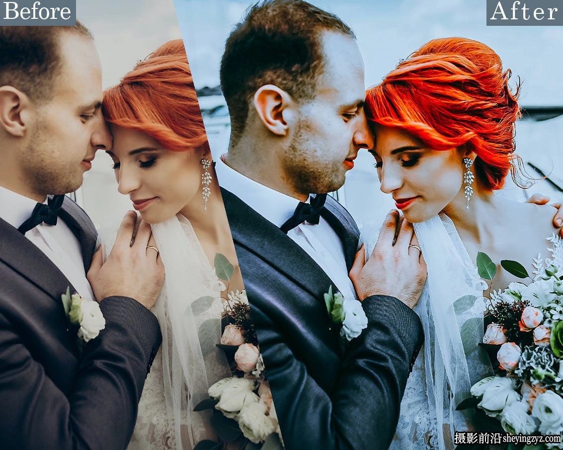 高端电影婚礼LR预设/手机调色滤镜 Wedding Lightroom Presets