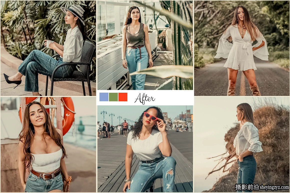 复古中性米人像调色LR预设/手机滤镜 Lightroom Presets Beige