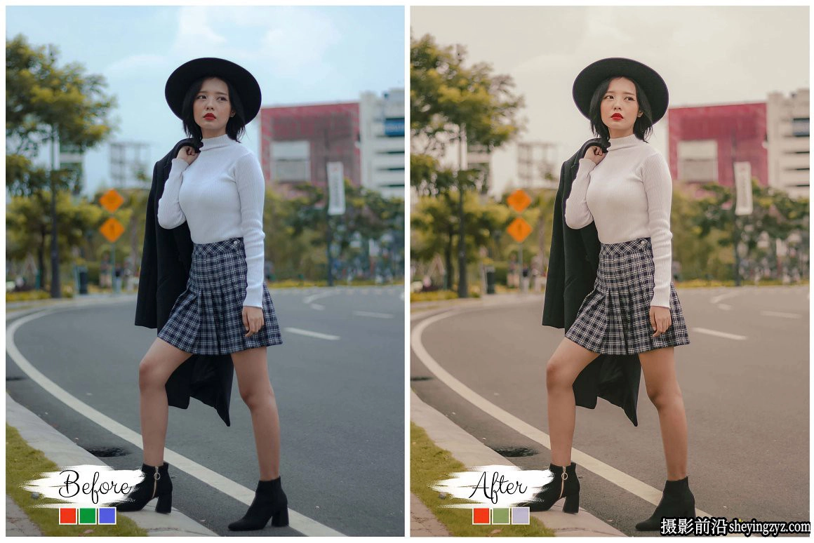 复古中性米人像调色LR预设/手机滤镜 Lightroom Presets Beige