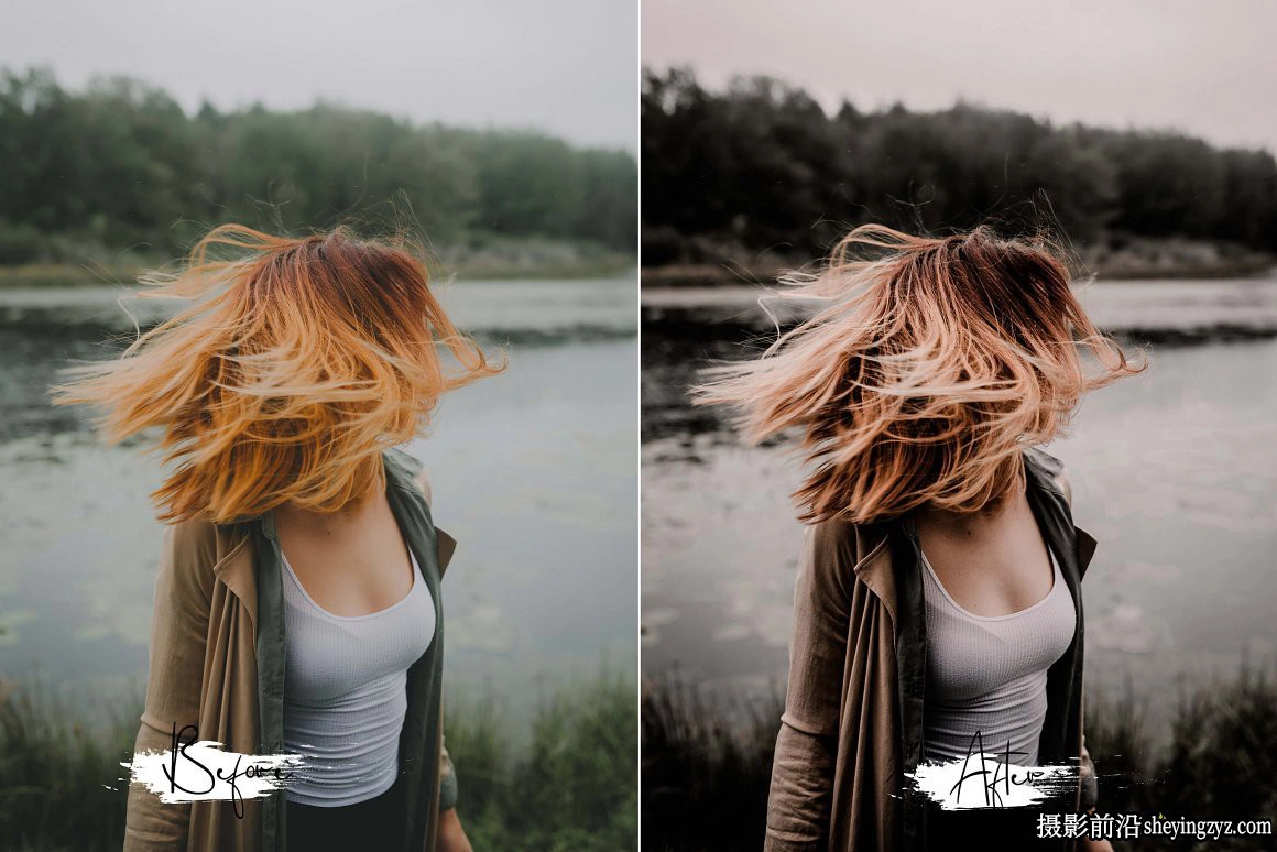 旅拍婚礼情绪复古人像调色LR预设 Inky Moody Lightroom Presets