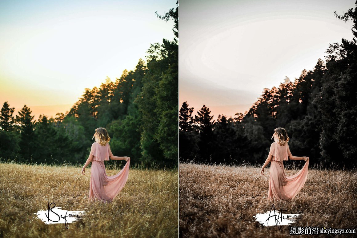 旅拍婚礼情绪复古人像调色LR预设 Inky Moody Lightroom Presets