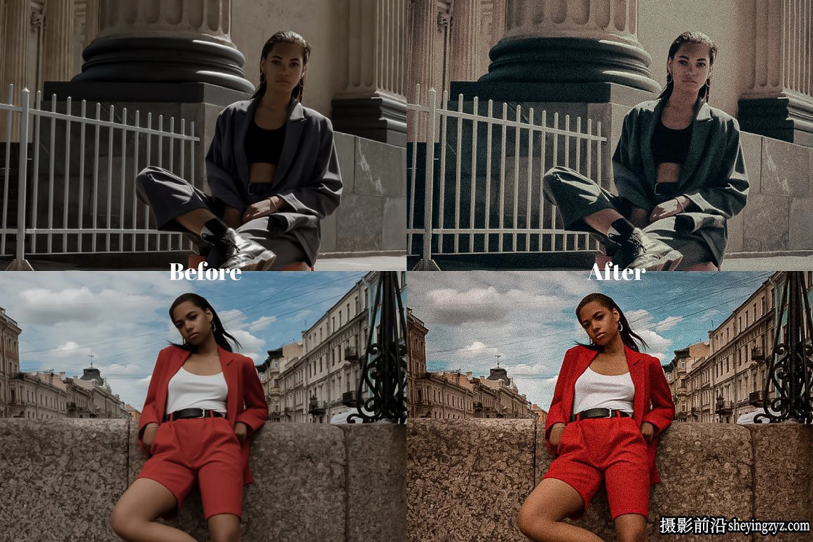 复古街拍电影人像后期调色LR手机滤镜 Vintage Lightroom Presets