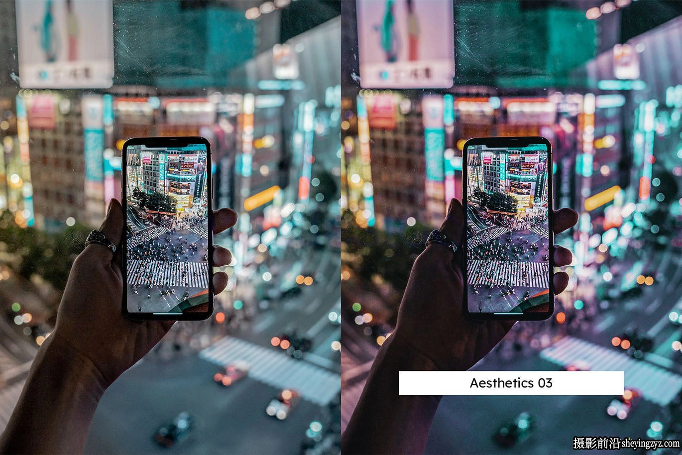 东京旅拍未来感城市街拍风LR预设/LUT预设 ShiBuYa Presets