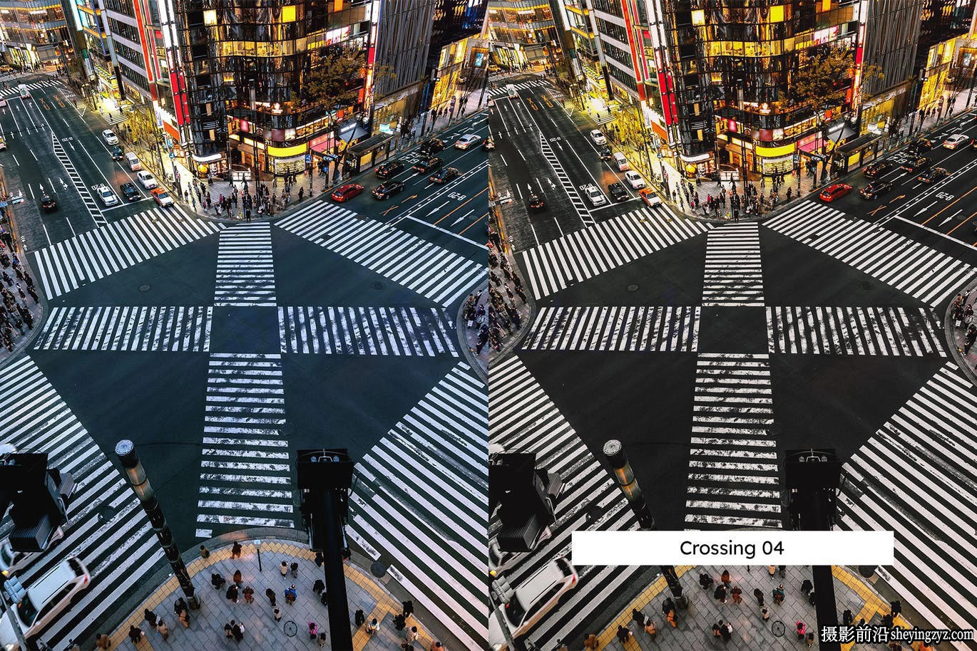 东京旅拍未来感城市街拍风LR预设/LUT预设 ShiBuYa Presets