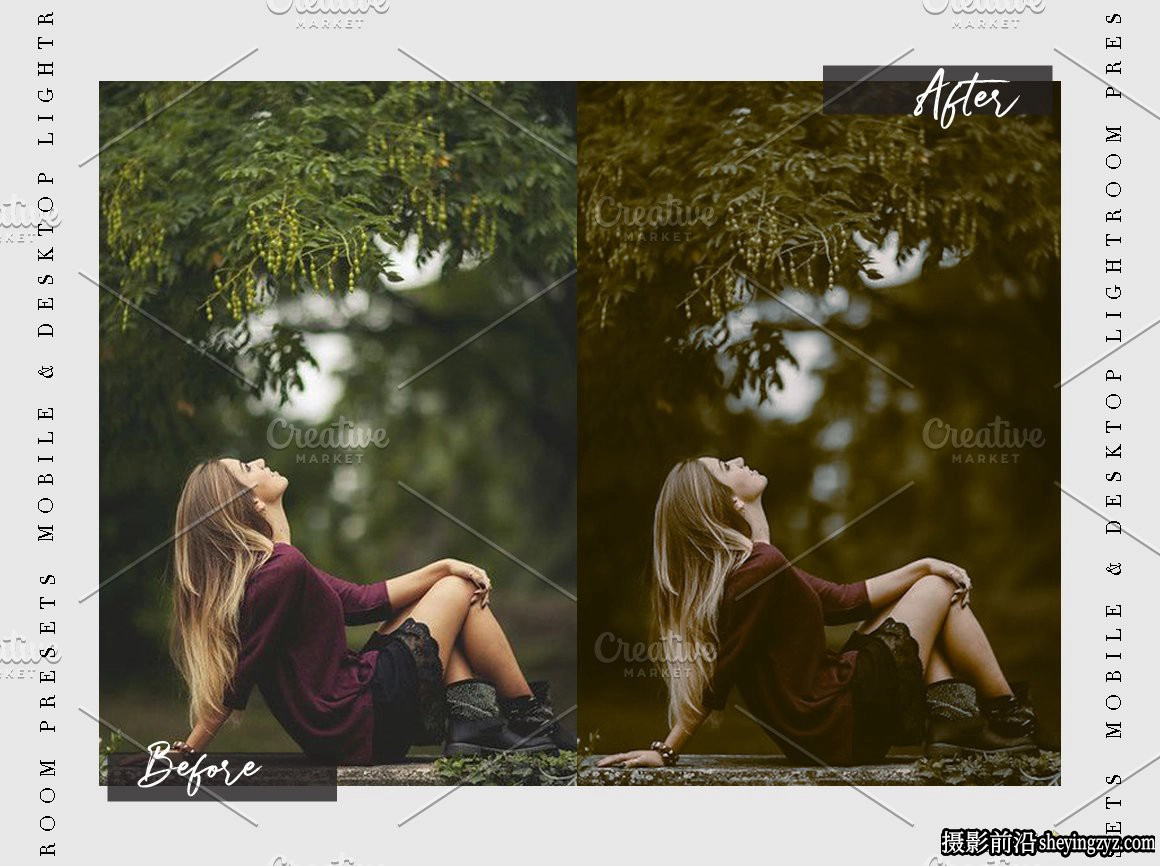 情绪故事胶片人像调色LR预设 MOODY TALE Lightroom Presets