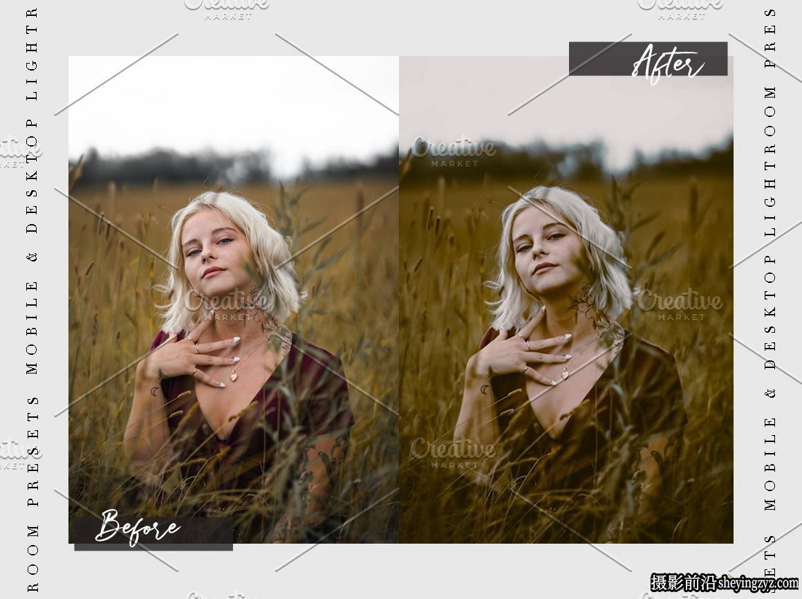 情绪故事胶片人像调色LR预设 MOODY TALE Lightroom Presets