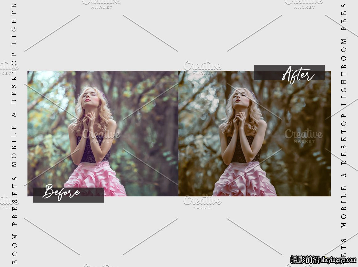 情绪故事胶片人像调色LR预设 MOODY TALE Lightroom Presets