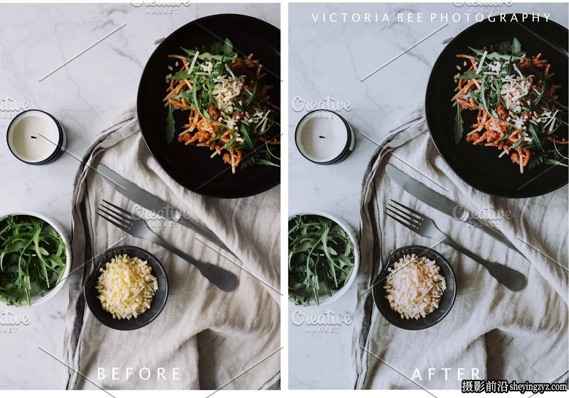 情绪美食胶片调色LR预设手机滤镜FOOD LIGHTROOM PRESETS